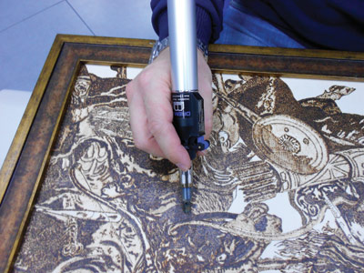 Pyrography Yakmada Buldum  Sanatı / Mahmut Koçer